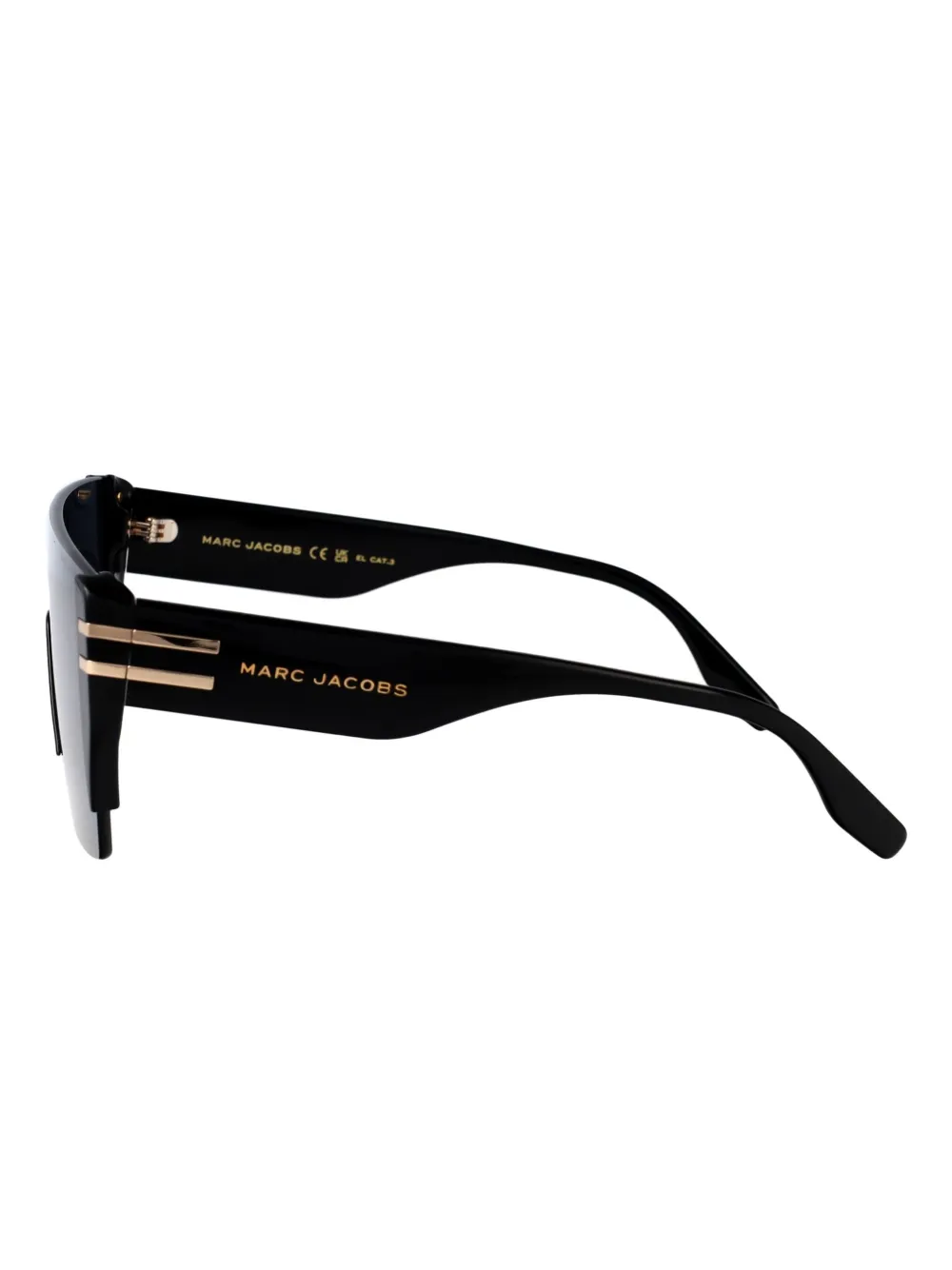 Marc Jacobs Eyewear Zonnebril met oversized montuur Zwart