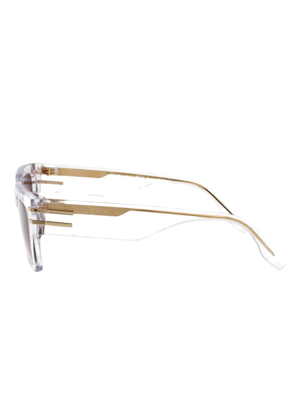 Marc Jacobs Eyewear Zonnebril met vierkant montuur Wit