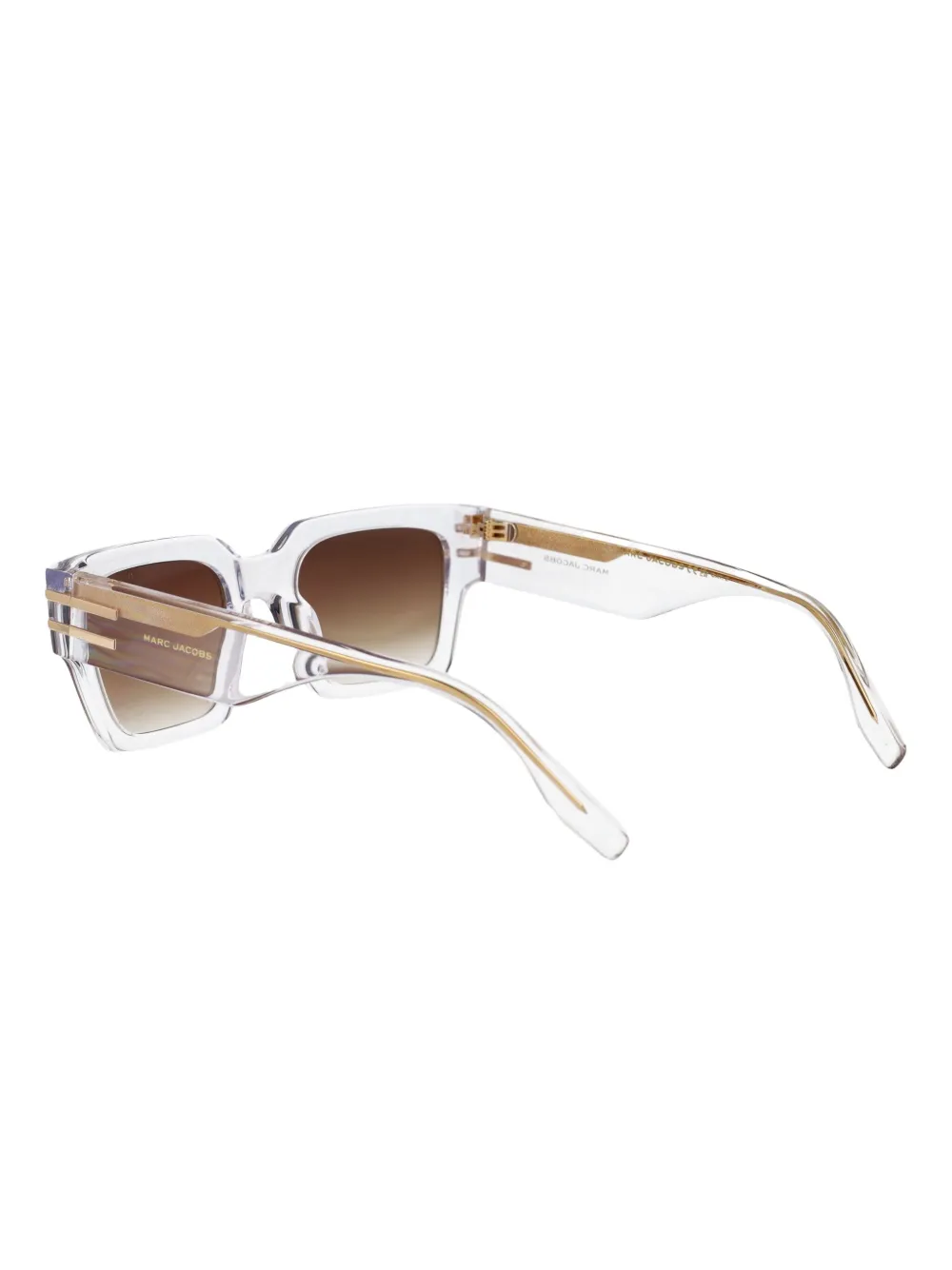 Marc Jacobs Eyewear Zonnebril met vierkant montuur Wit