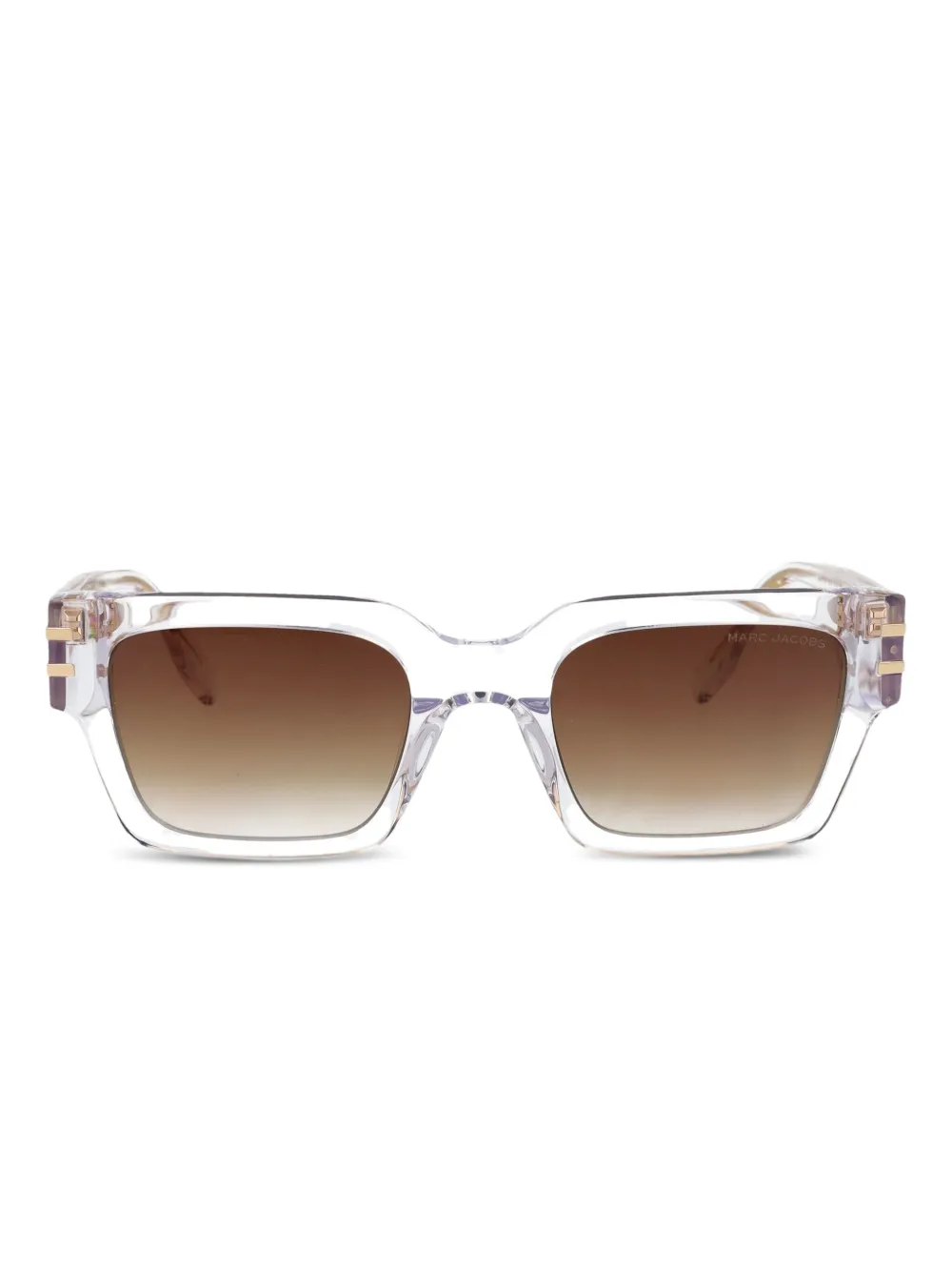 Marc Jacobs Eyewear Zonnebril met vierkant montuur Wit