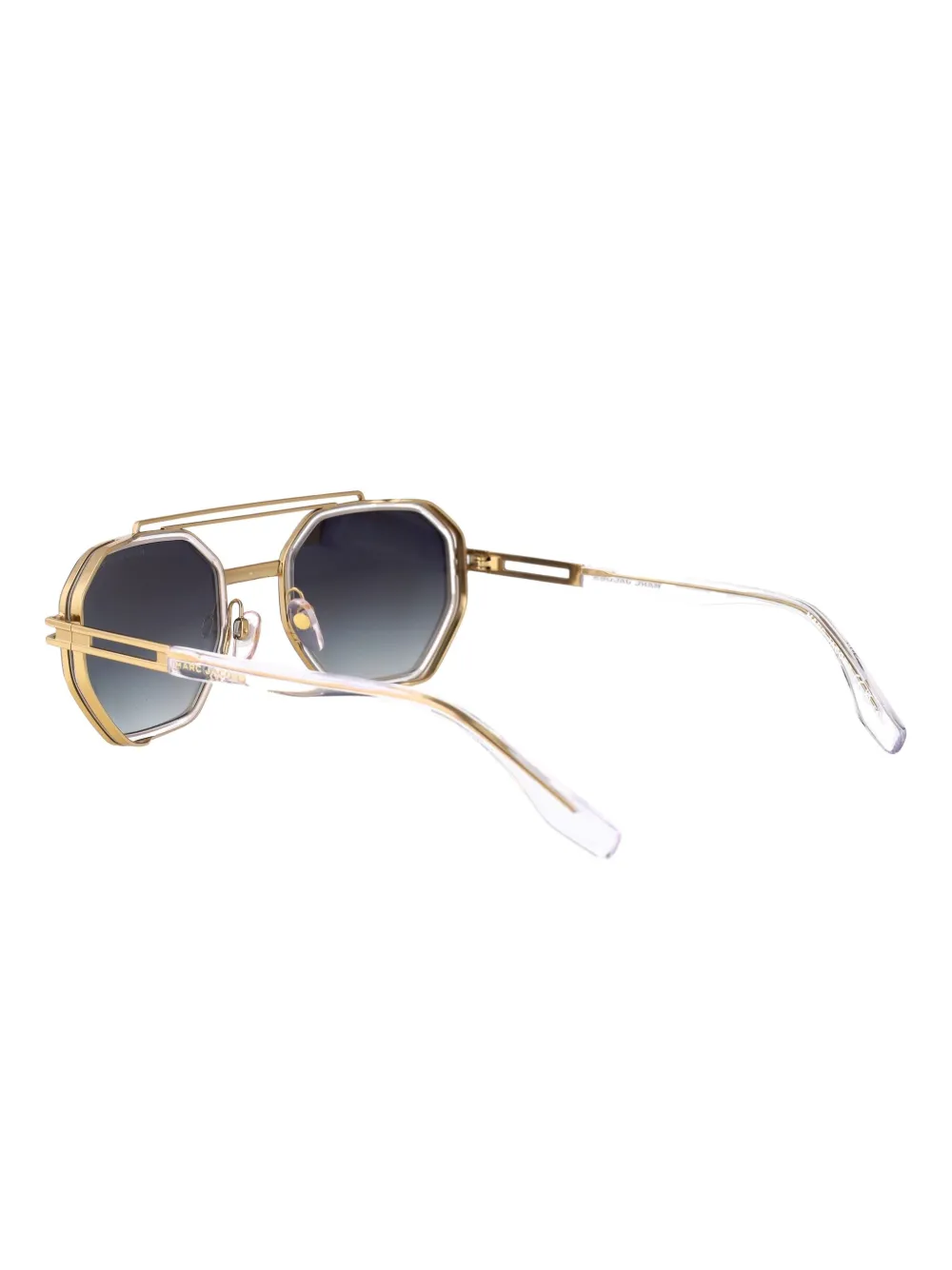 Marc Jacobs Eyewear Zonnebril met geometrisch montuur Goud