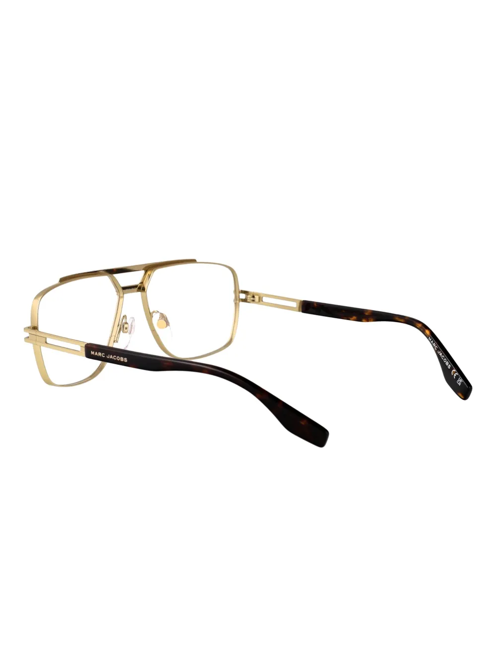 Marc Jacobs Eyewear Bril met rechthoekig montuur Goud