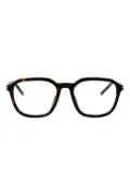 Saint Laurent Eyewear tortoishell-pattern glasses - Brown