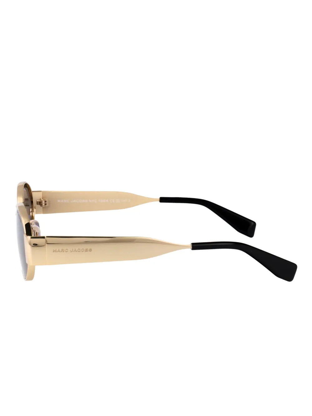 Marc Jacobs Eyewear Zonnebril met ovalen montuur Goud