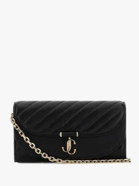Jimmy Choo Avenue Curve wallet with chain