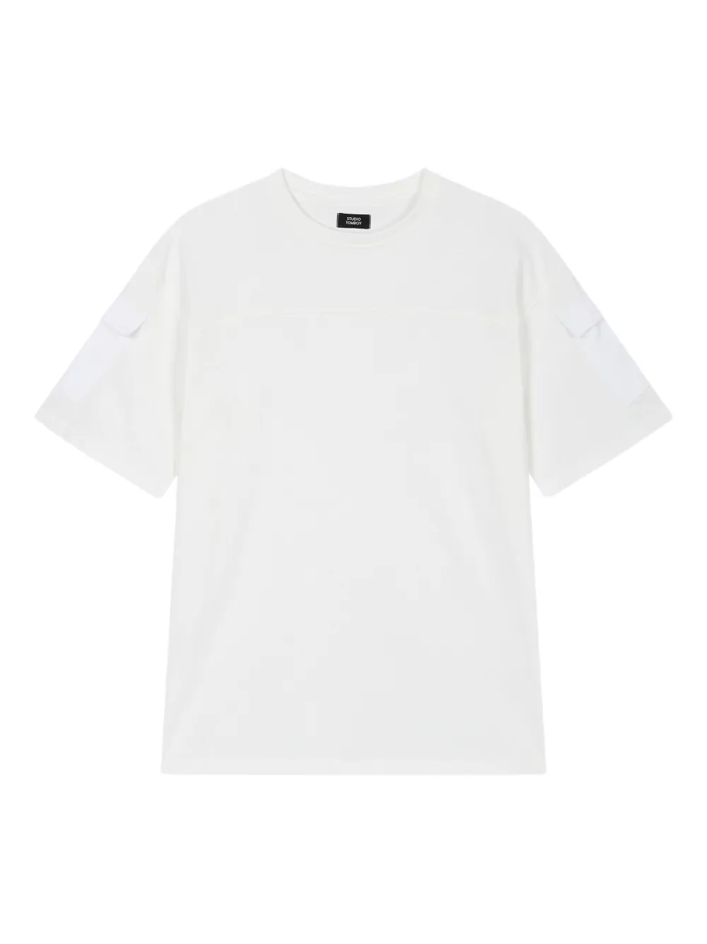 STUDIO TOMBOY ポケットスリーブ Tシャツ - ホワイト STUDIO TOMBOY ポケットスリーブ Tシャツ - ホワイト