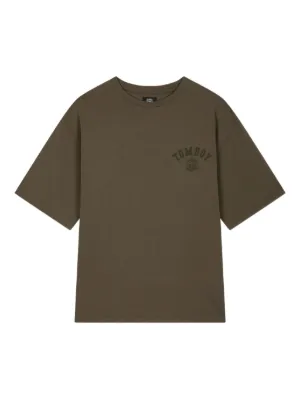 ★STUDIO TOMBOY★[MEN]Graphic Long Sleeve T-shirt★Tシャツ★ Studio Tomboy Pigment Layered T-Shirt In Grey - 20% Off