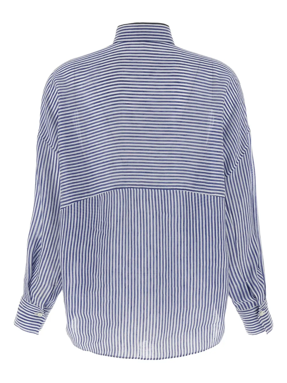 Brunello Cucinelli Gestreept blouse Blauw