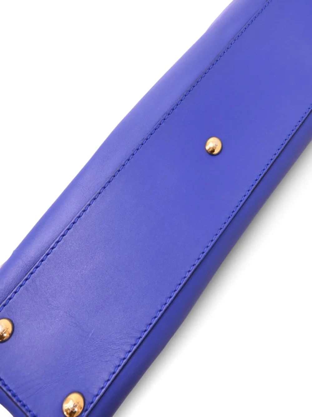 Pre-owned Fendi 2010 Peekaboo 2way Handbag In Blue