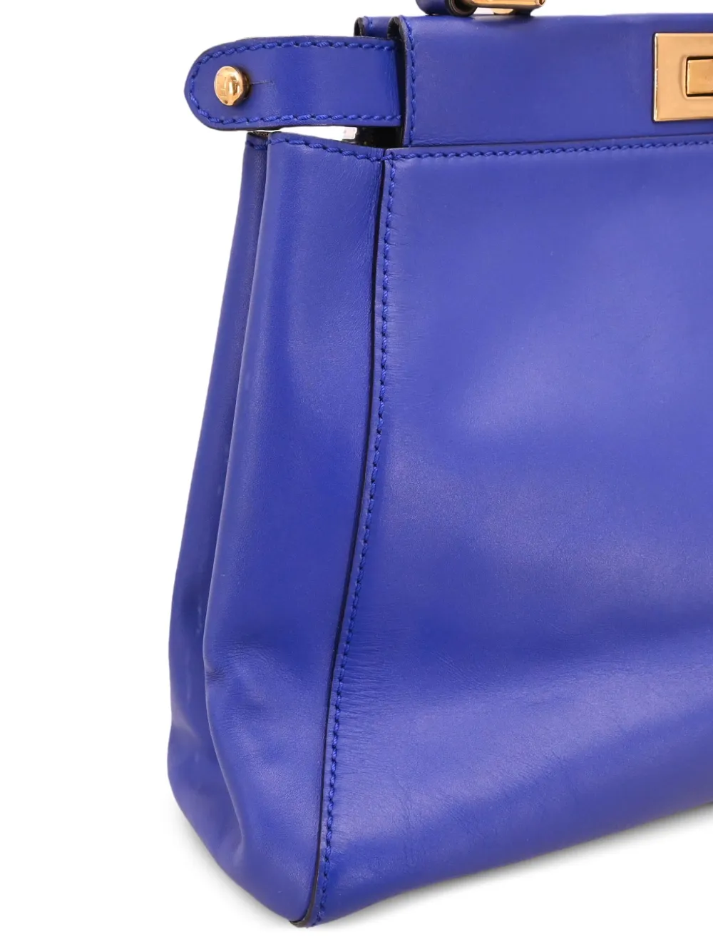 Pre-owned Fendi 2010 Peekaboo 2way Handbag In Blue