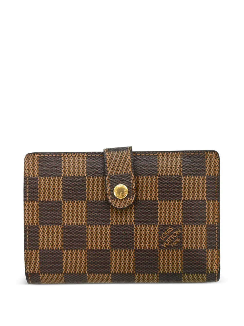 Pre-owned Louis Vuitton 2008 Viennois Wallet In Brown