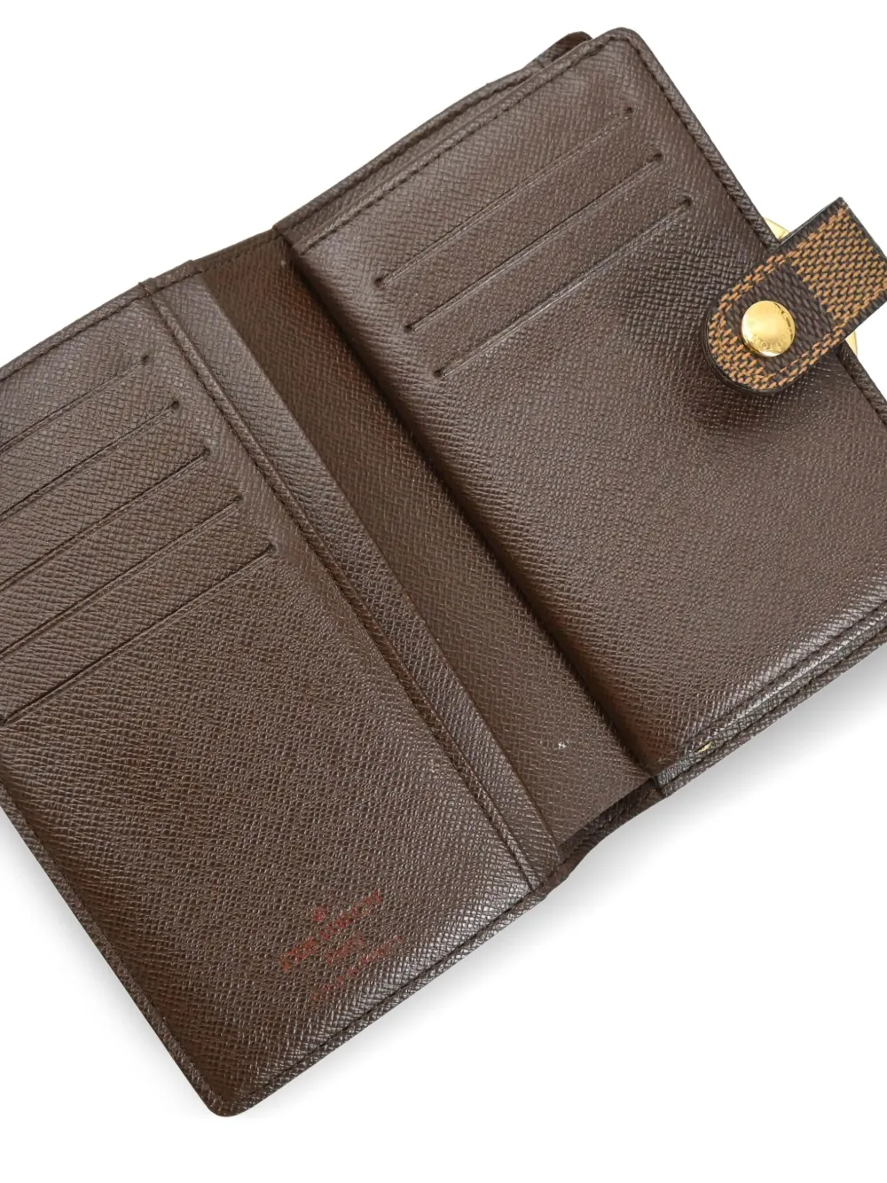 Pre-owned Louis Vuitton 2008 Viennois Wallet In Brown