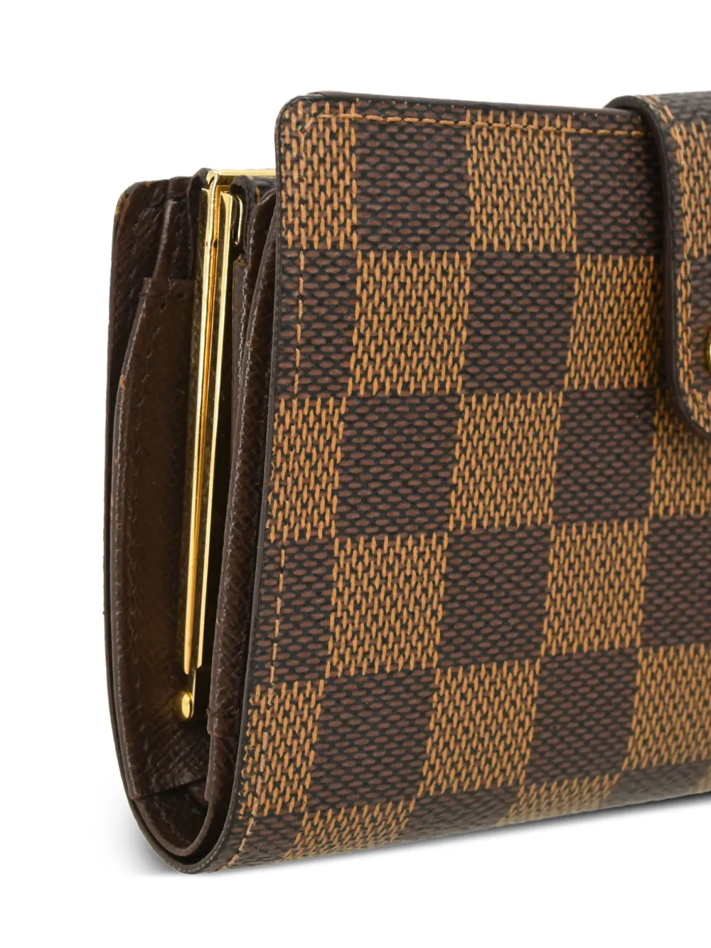 Pre-owned Louis Vuitton 2008 Viennois Wallet In Brown