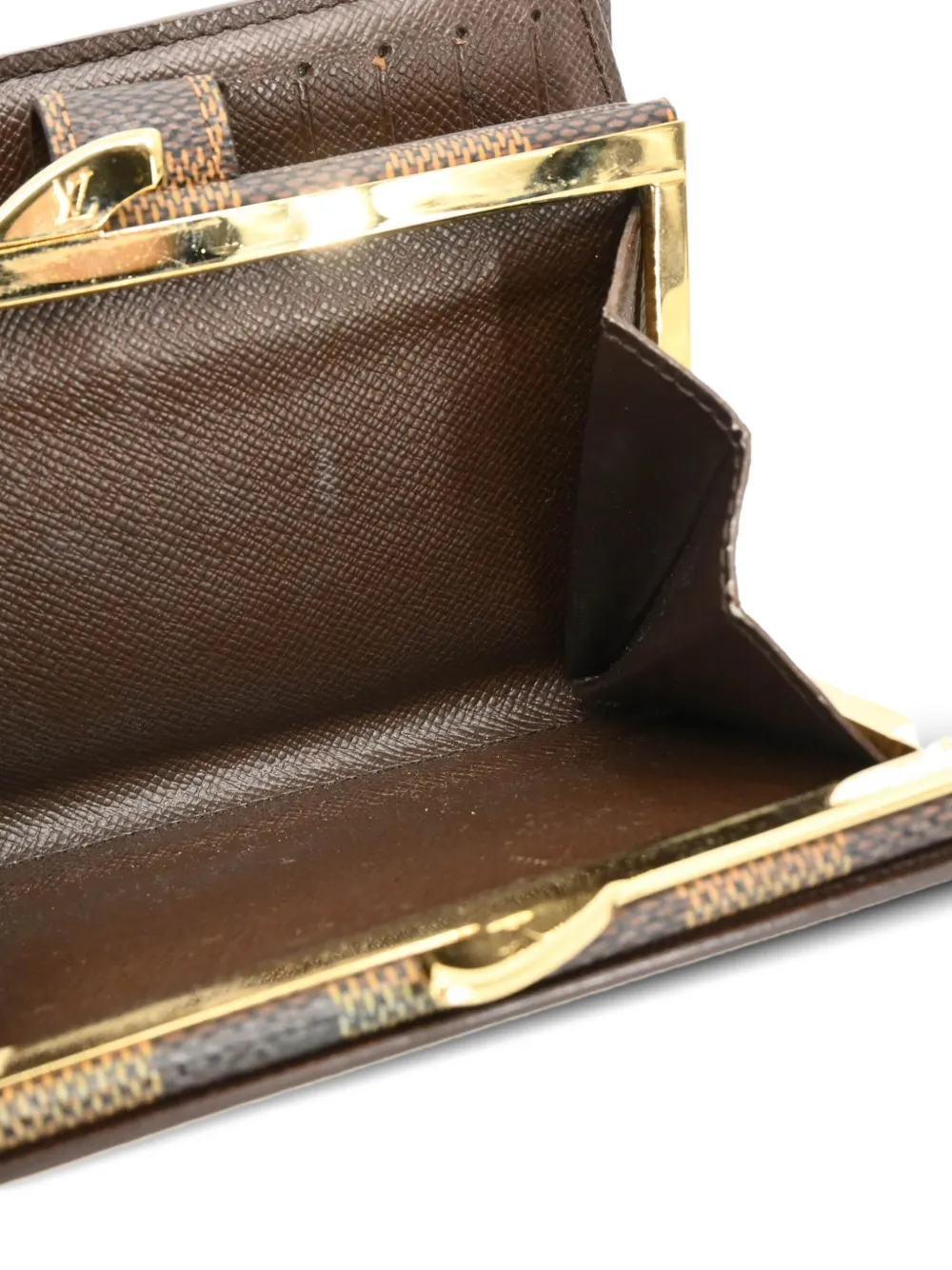 Pre-owned Louis Vuitton 2008 Viennois Wallet In Brown