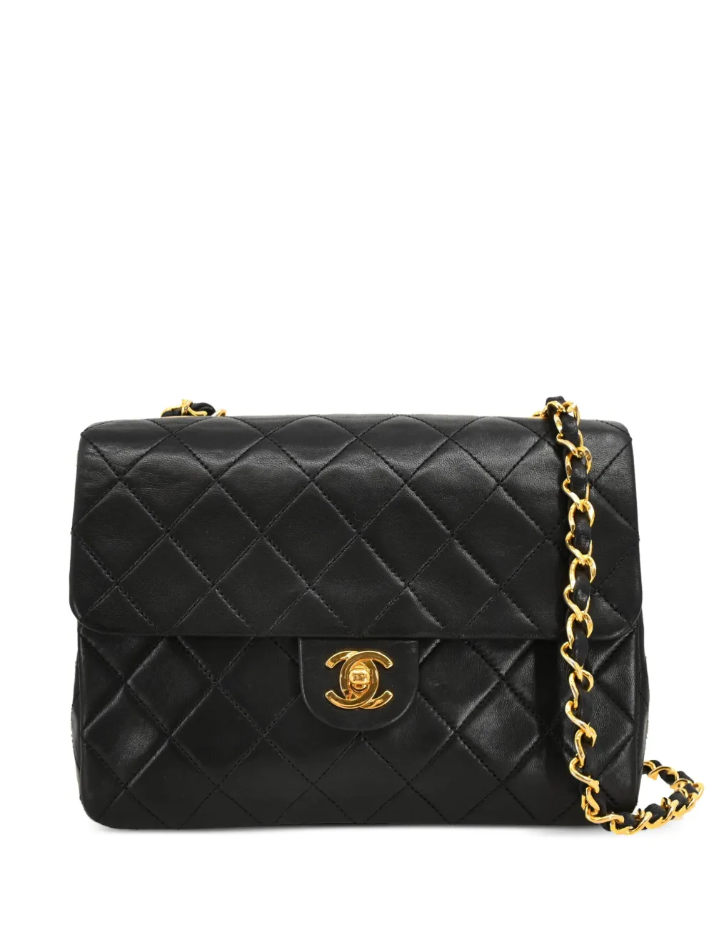 CHANEL Pre-Owned 1990 クラシック ショルダーバッグ - ブラック CHANEL Pre-Owned 1990 クラシック ショルダーバッグ - ブラック