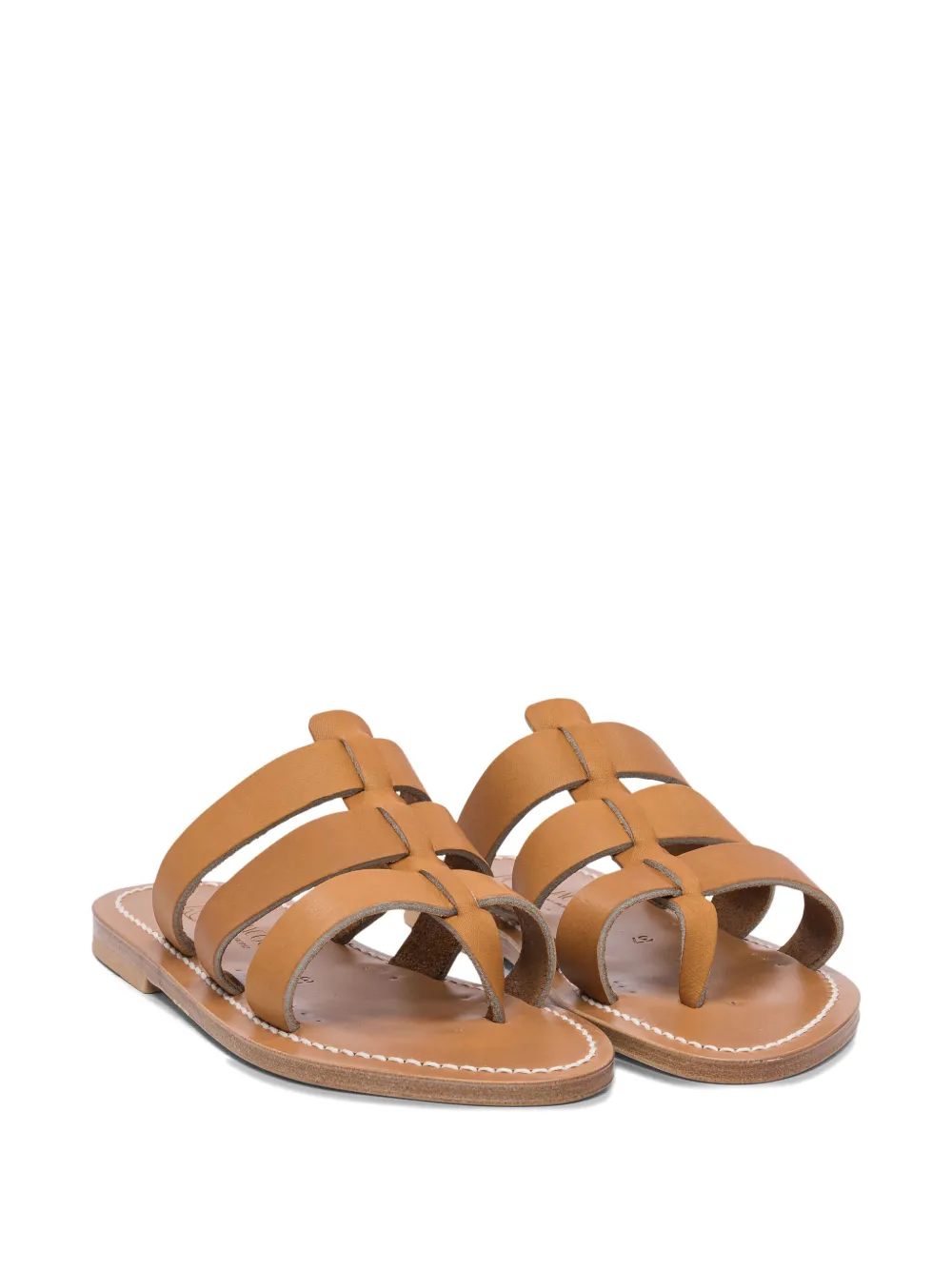K. Jacques leather sandals Brown