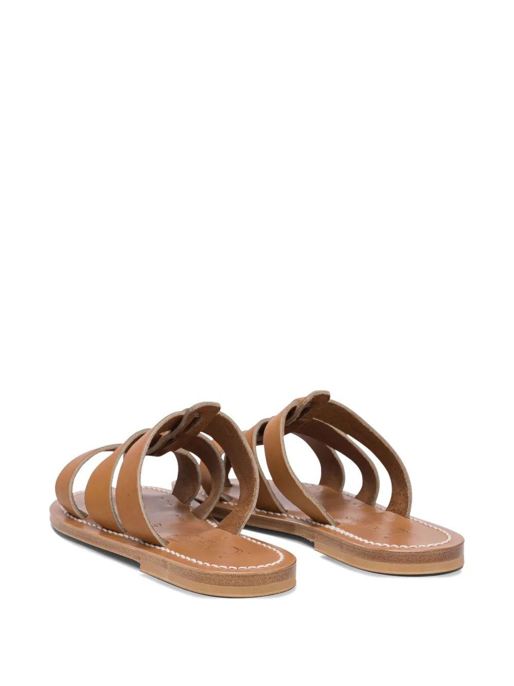 K. Jacques leather sandals Brown