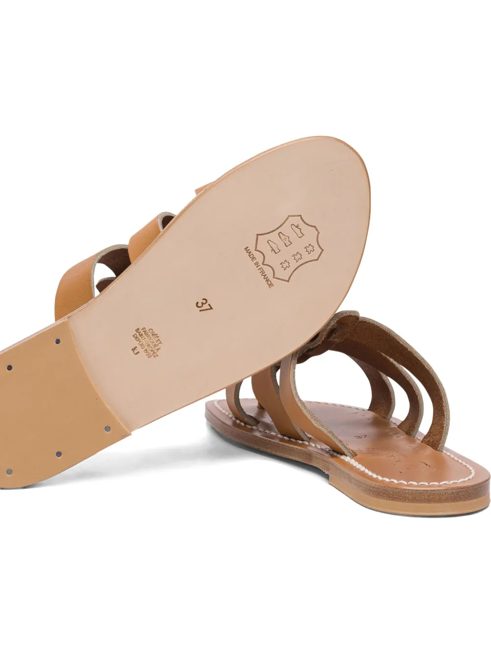 K. Jacques leather sandals Brown