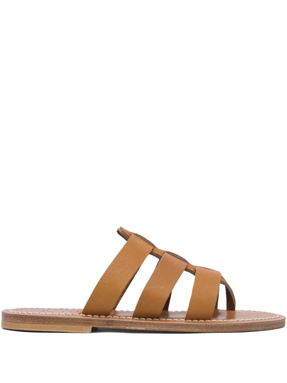 K. Jacques leather sandals Brown