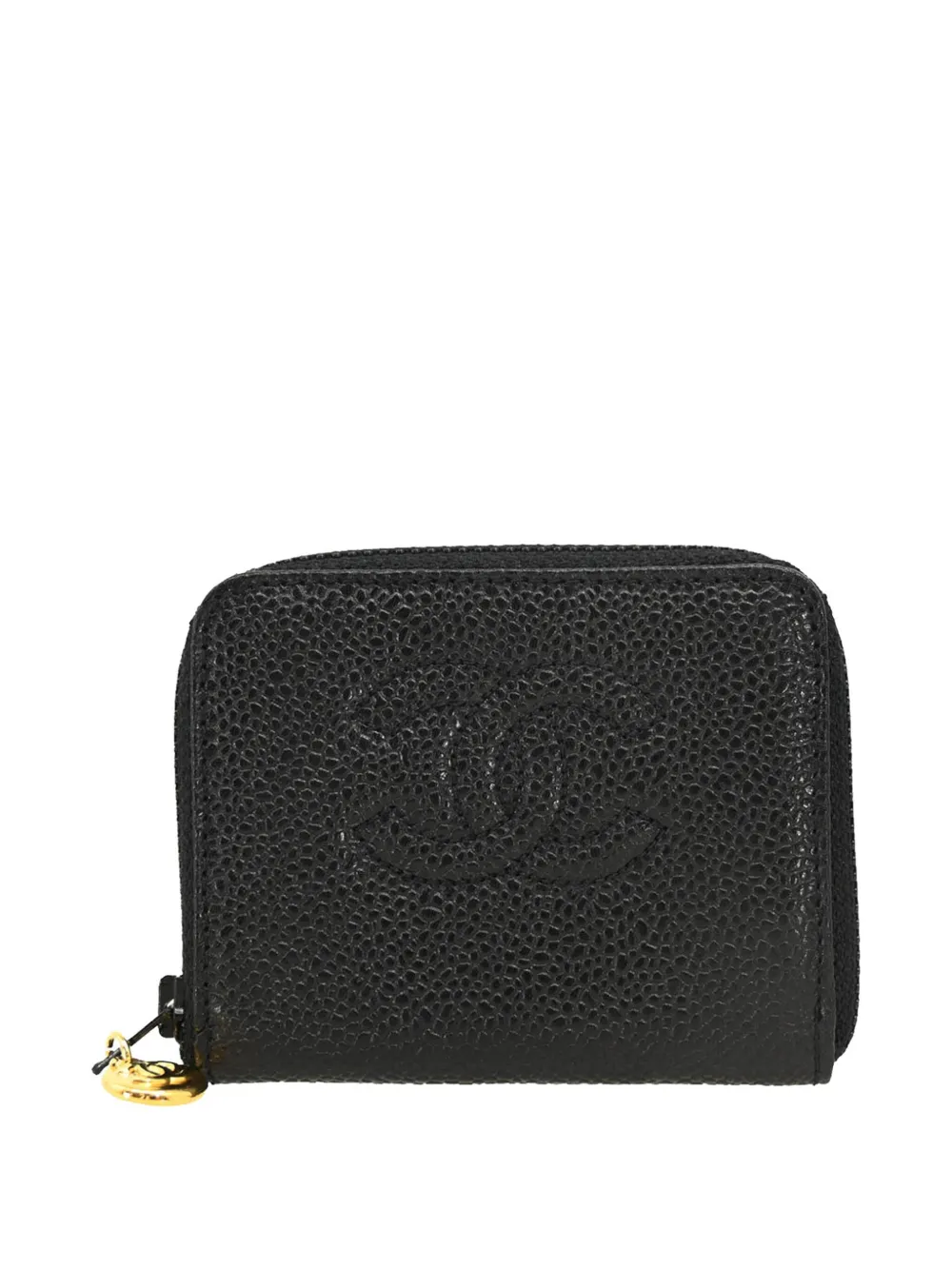 CHANEL Pre-Owned cartera con motivo Interlocking CC 1995 | negro | Image 1