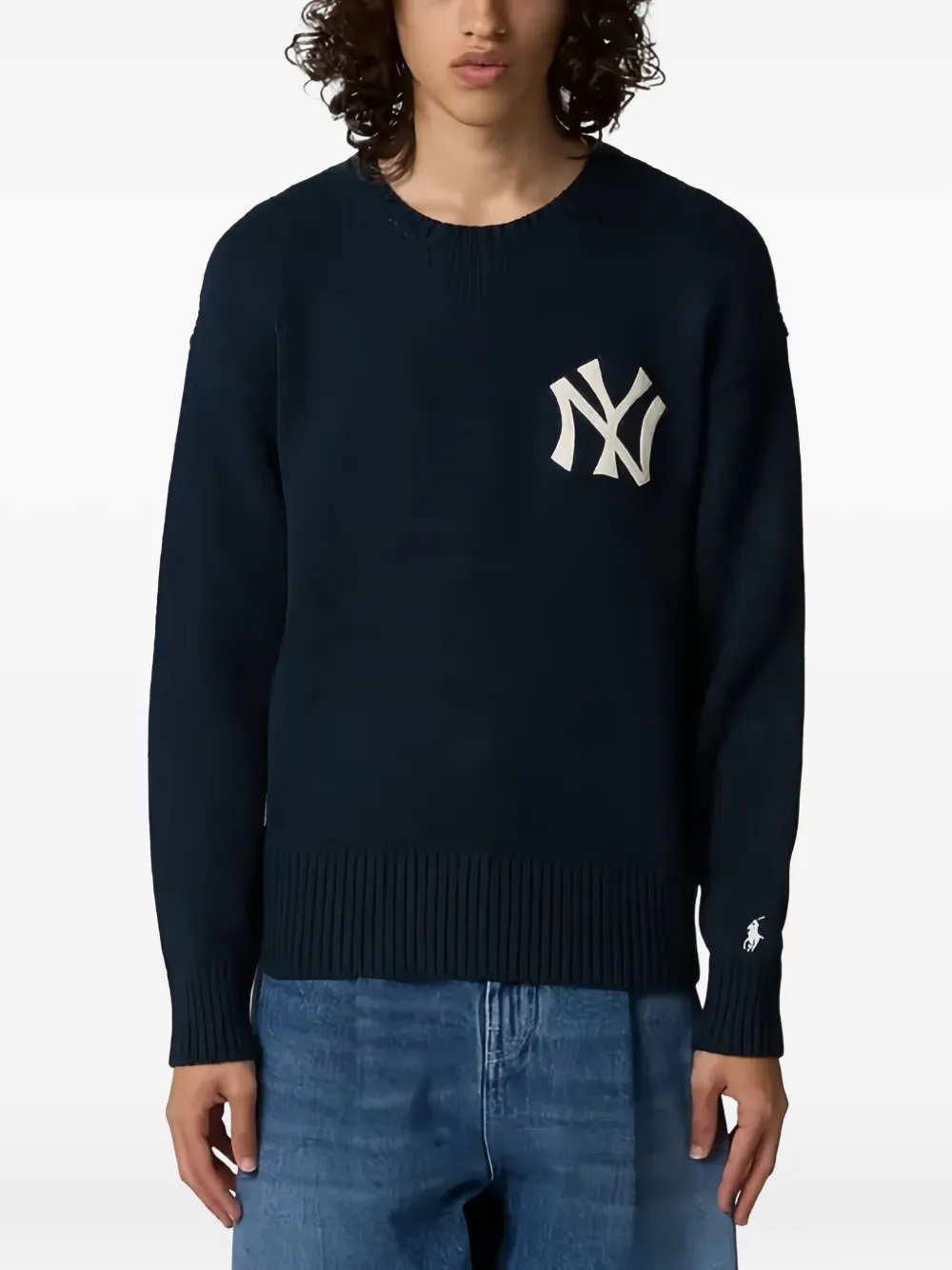Polo Ralph Lauren x Yankees logo cotton sweater | Knitted Sweaters | Image 2
