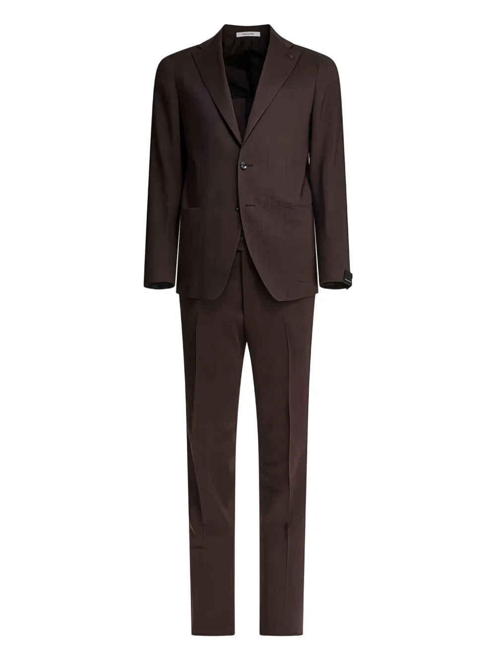 Tagliatore patch-pocket single-breasted suit - ブラック Tagliatore patch-pocket single-breasted suit - ブラック