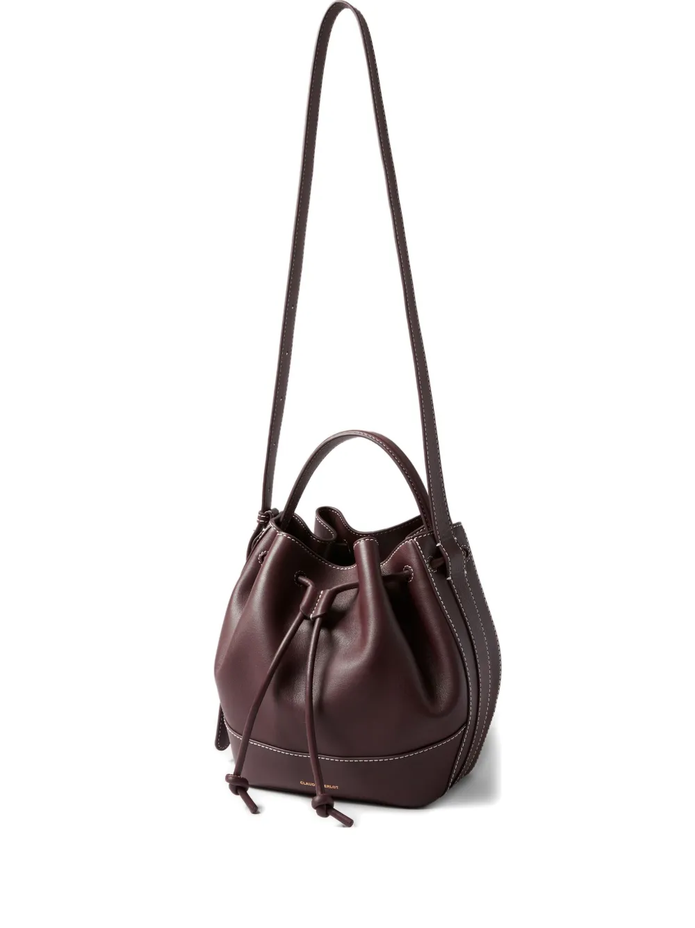 Claudie Pierlot Borsa a secchiello in pelle - Rosso