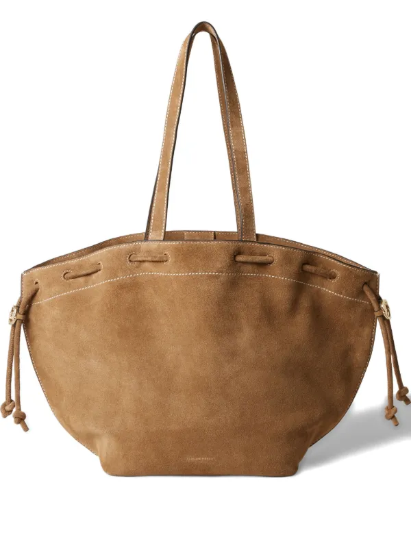 Claudie Pierlot Alban Suede Shoulder Bag Brown FARFETCH IN