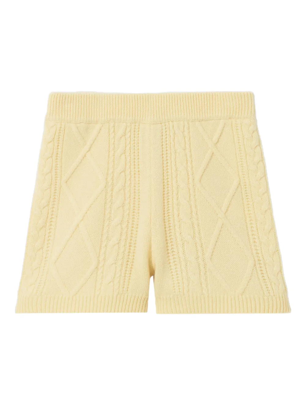 Claudie Pierlot Shorts intrecciati - Giallo