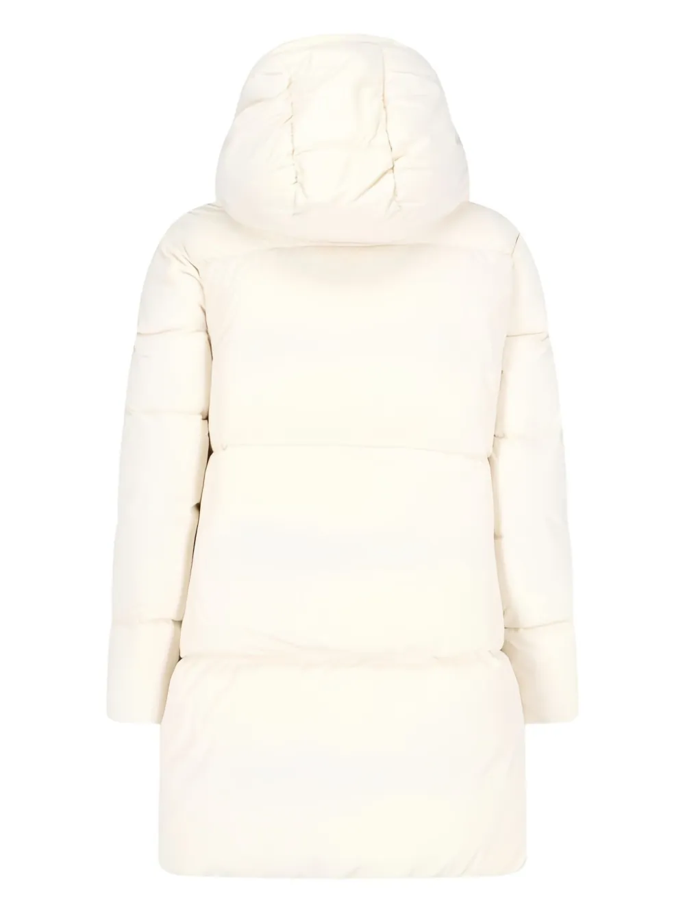 Aspesi Hooded Down-padded Coat In White