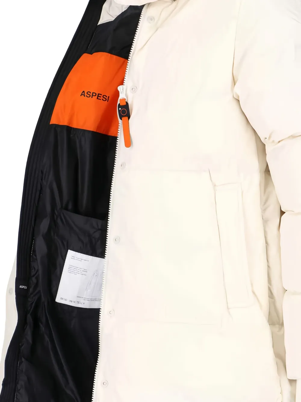 Aspesi Hooded Down-padded Coat In White