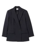 Claudie Pierlot pinstripe double-breasted blazer - Blue