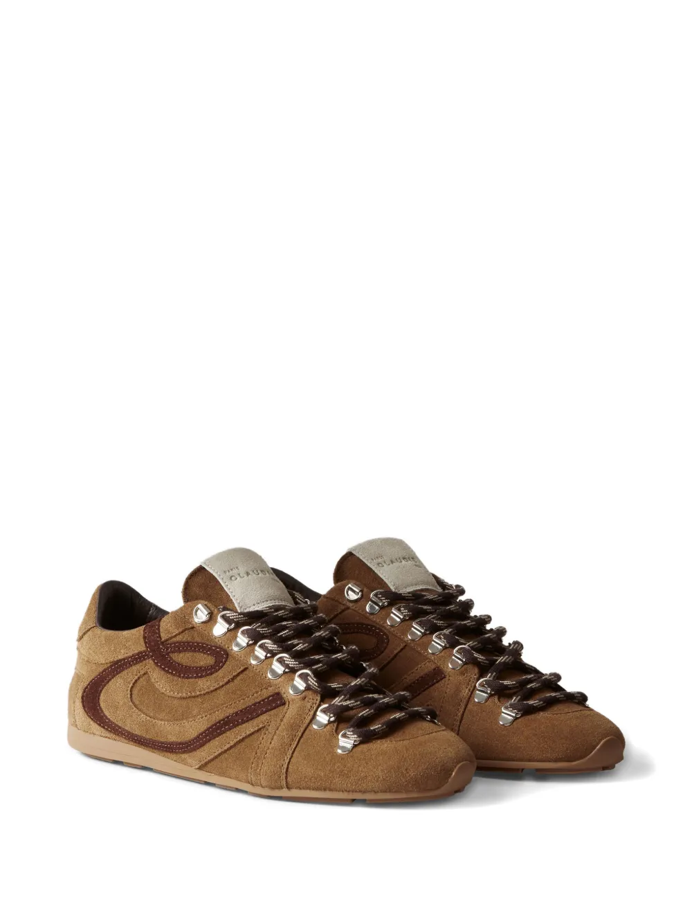 Claudie Pierlot Suède leren sneakers - Bruin