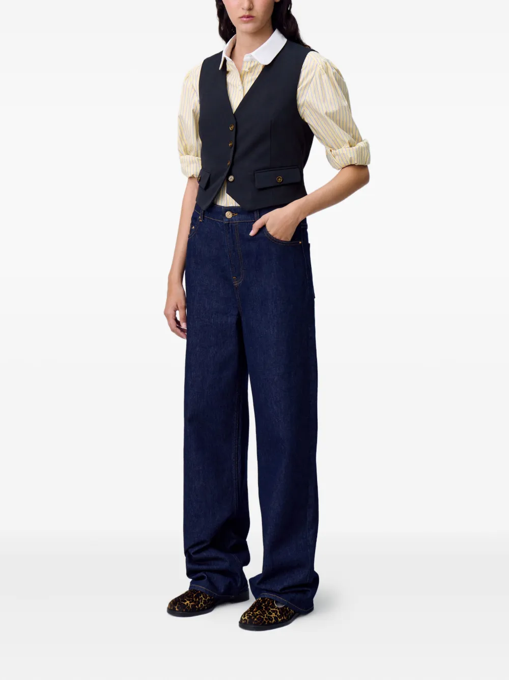 Claudie Pierlot Colbert Blauw