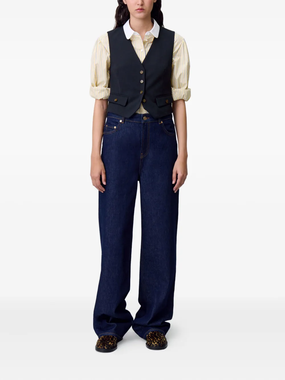 Claudie Pierlot Colbert Blauw