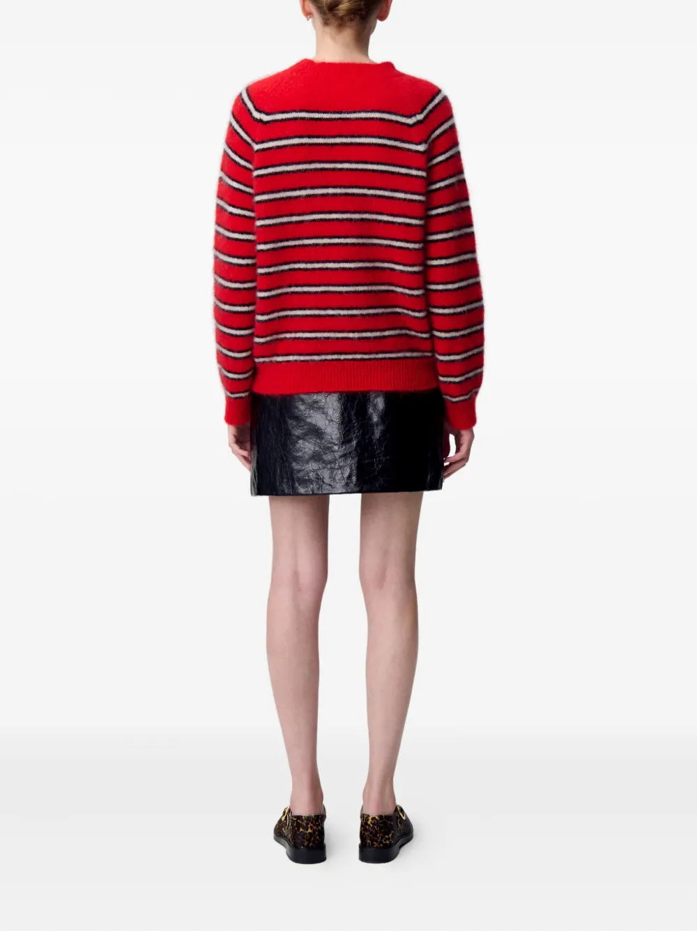 Claudie Pierlot Gestreepte trui Rood