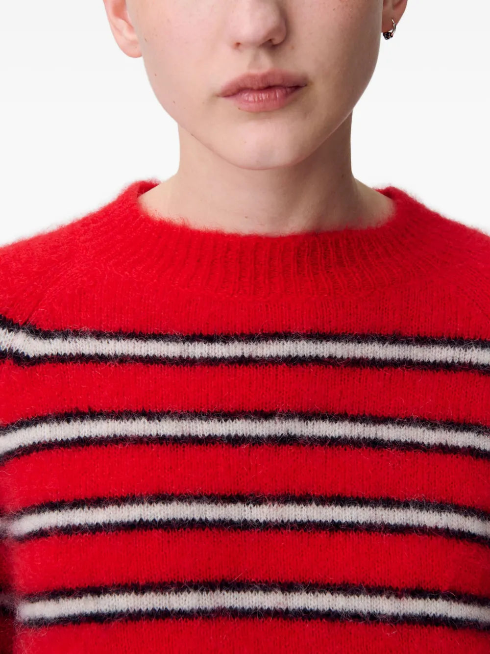 Claudie Pierlot Gestreepte trui Rood