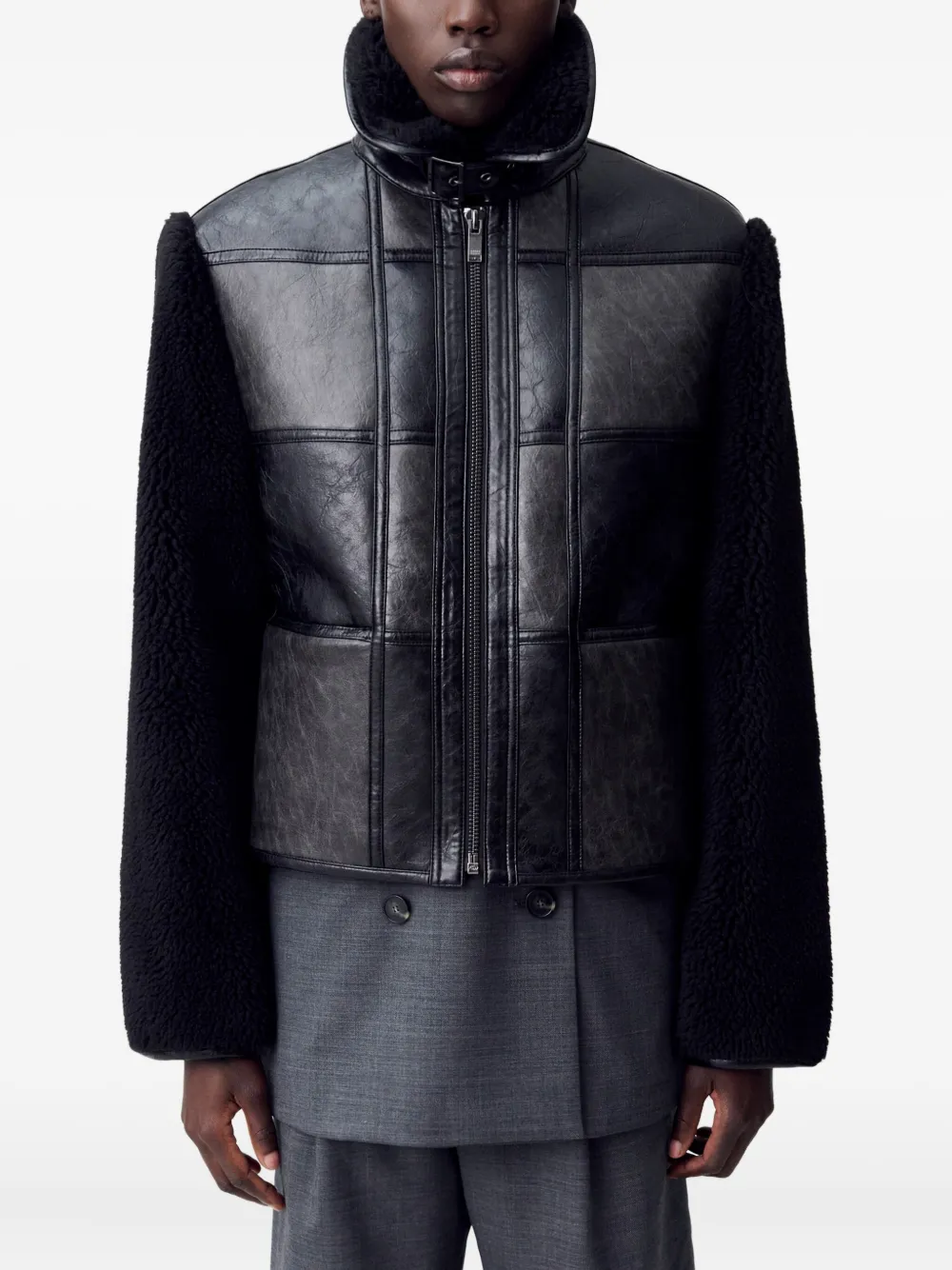 Claudie Pierlot Jack met imitatiebont Zwart