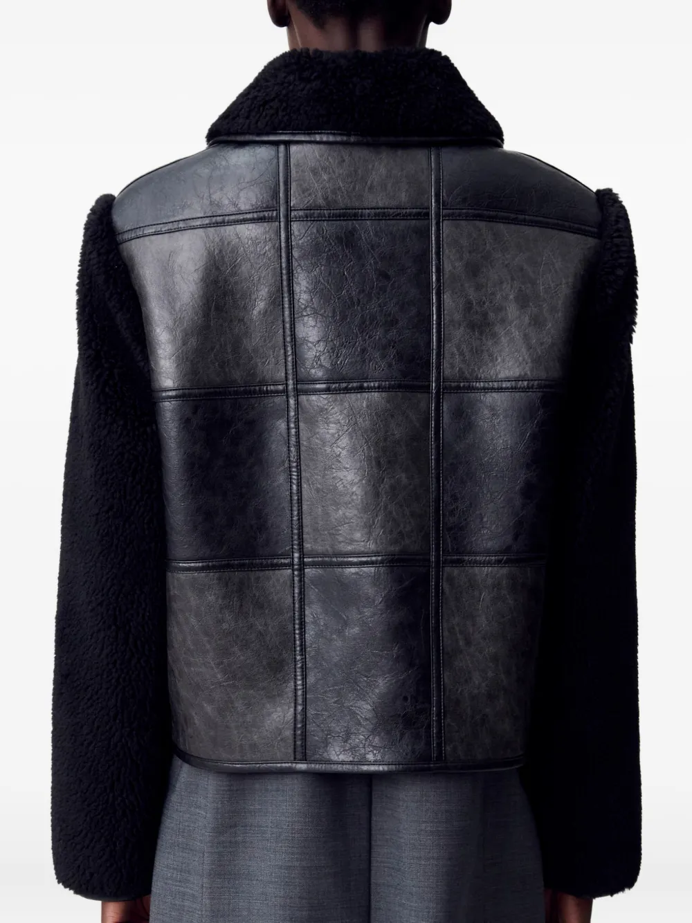 Claudie Pierlot Jack met imitatiebont Zwart