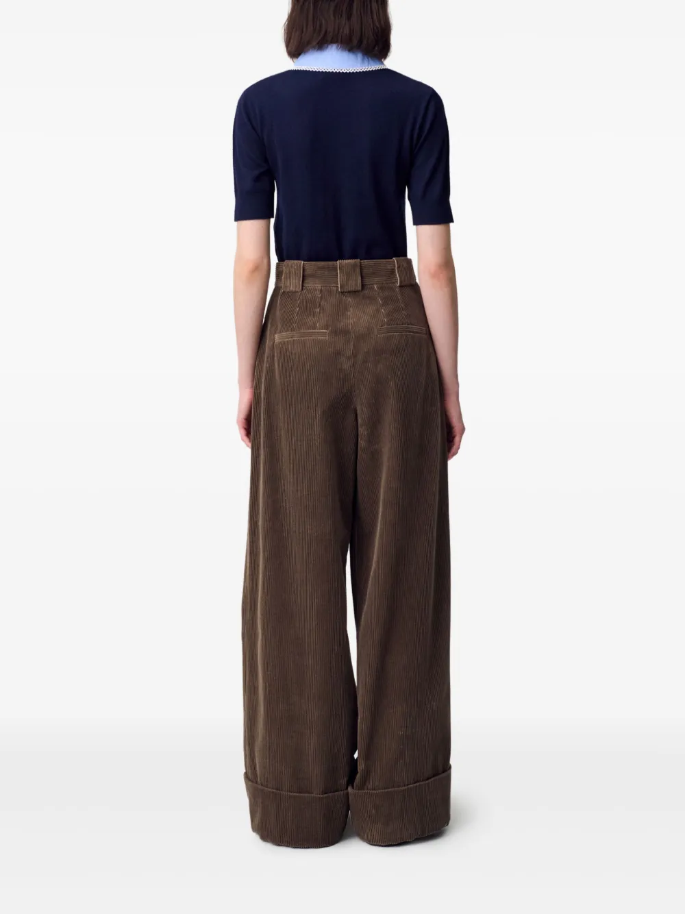 Claudie Pierlot Plooibroek Bruin