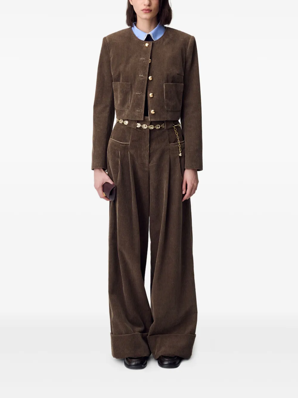Claudie Pierlot Plooibroek - Bruin
