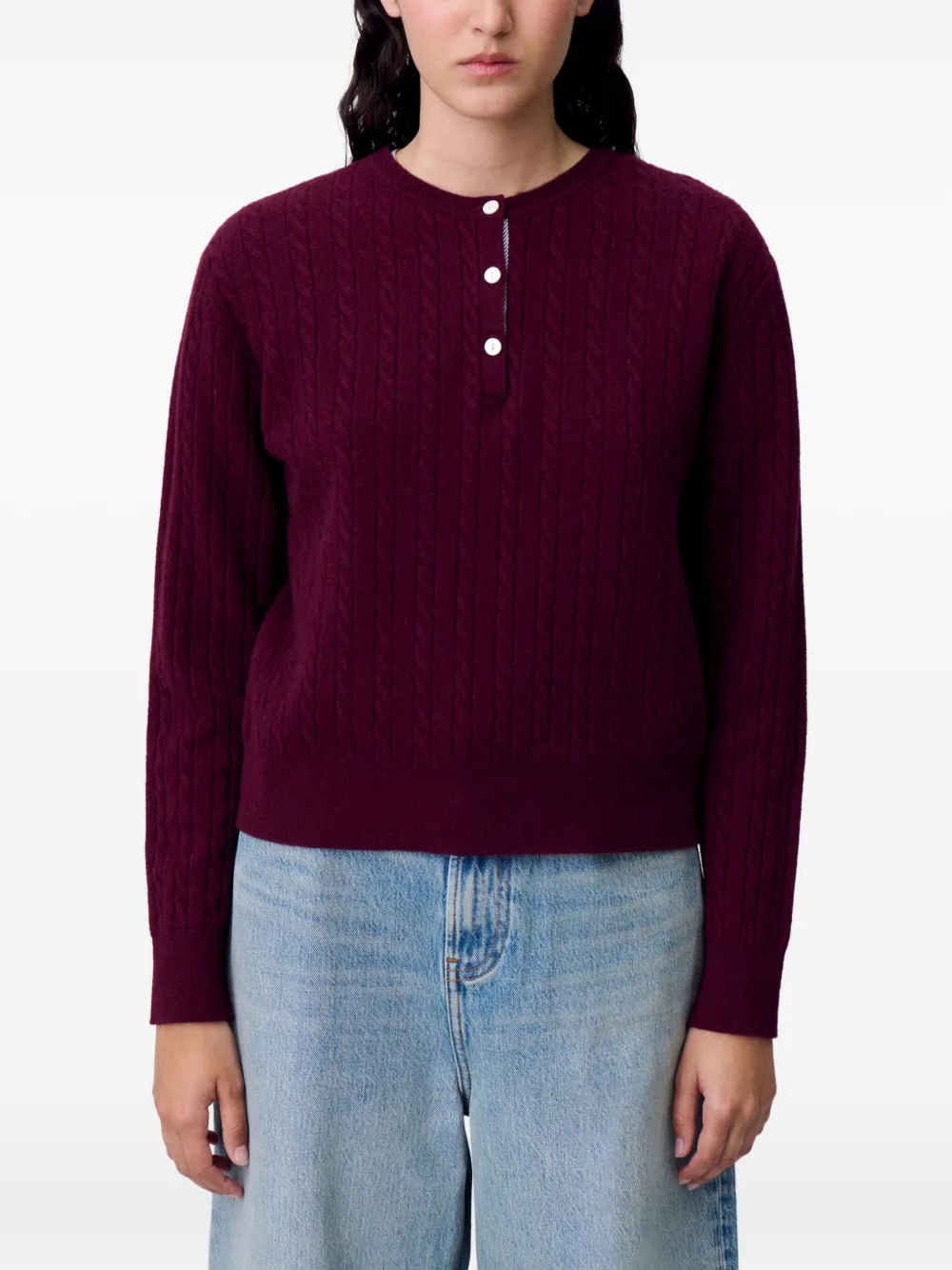 Claudie Pierlot Henley trui Rood