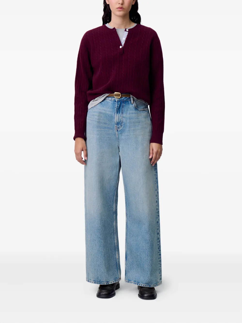 Claudie Pierlot Henley trui Rood