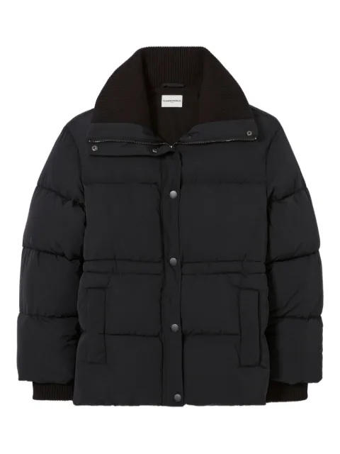 Claudie Pierlot ribbed-collar puffer jacket