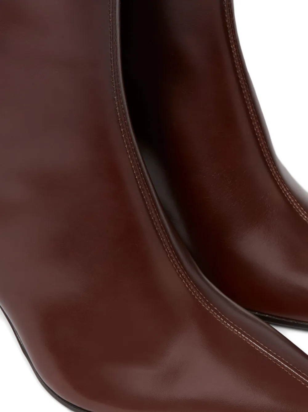 Claudie Pierlot buckle-strap pointed-toe ankle boots Brown