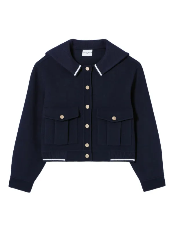 Claudie Pierlot Sailor-collar Jacket | Blue | FARFETCH ID