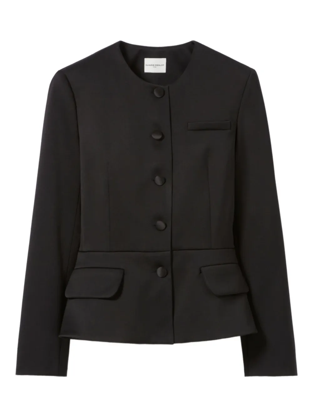 Claudie Pierlot Jack met knopenbies Zwart