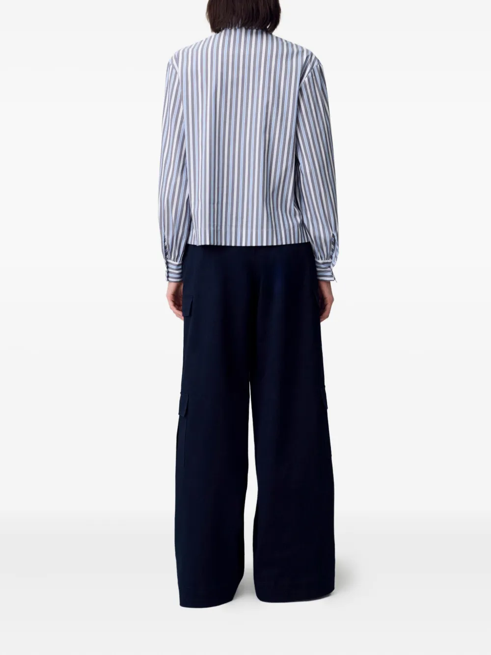 Claudie Pierlot Gestreepte top Blauw