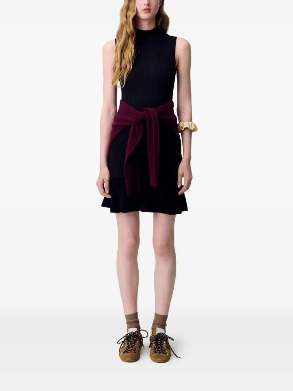 strapless open back dress Foque AW22