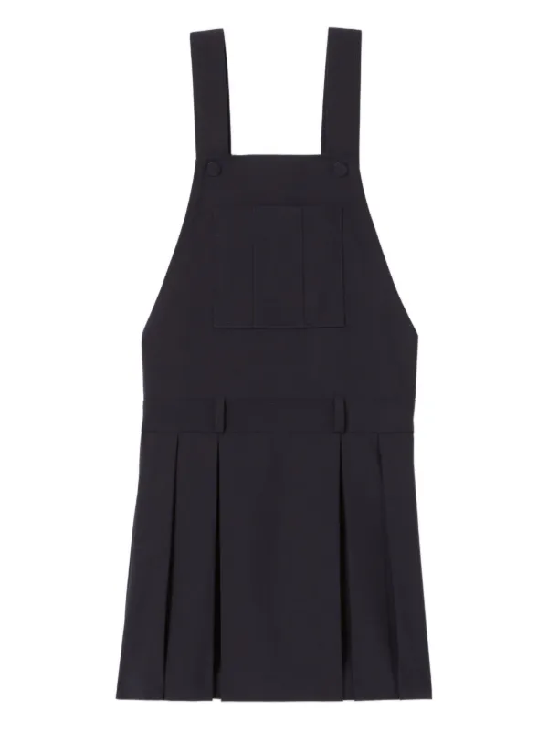 Claudie Pierlot Pleated Mini Dress | Black | FARFETCH GE